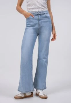 Even&Odd Flared Jeans - Light Blue Wash