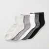Even&Odd 5 PACK - Socks - Black, White, Grey Marl -Even&Odd 5c1089f7fbdc4530ae8a4eb9b55cb7b6