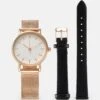 Even&Odd Set - Watch - Rose Gold-Coloured/Black