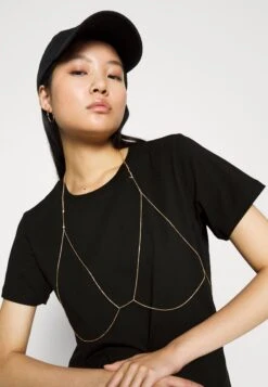 Even&Odd 2 Pack - Basic T-Shirt - Black/White -Even&Odd 5ea2654f6bce4c4b88a48cdfb32dc59e