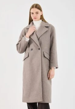 Even&Odd Classic Coat - Taupe