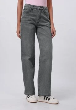 Relaxed Fit Jeans - Grey Denim
