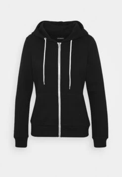 Zip-Up Sweatshirt - Black -Even&Odd 61dc6233b6134af883862d3dd0208f11