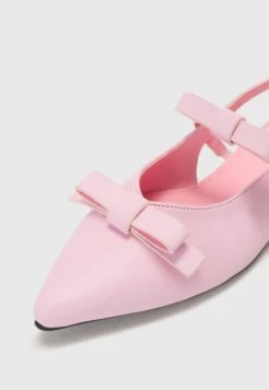 Even&Odd Ankle Strap Ballet Pumps - Pink -Even&Odd 61f7a46bdcbf408cbdc7ef99b1ebb0d2