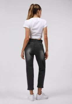 Mom Jeans - Washed Black -Even&Odd 620e00df76144cf18a8e6b7e7ab97280