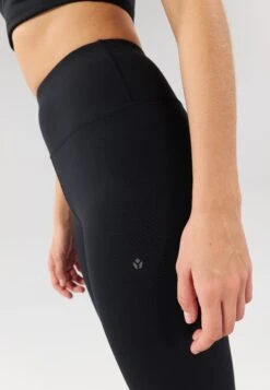 ESSENTIAL HIGH RISE FULL LENGTH LEGGINGS - Leggings - Black -Even&Odd 638a99ca7d8846419bb0a272f13b2520