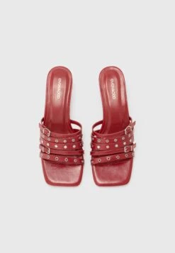 Heeled Mules - Dark Red -Even&Odd 662f29bced8e4839b6dba097fd21c928