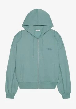 Even&Odd Zip-up Sweatshirt - Light Green -Even&Odd 6778b54a3b8d4e2b928c19d7246e33e3