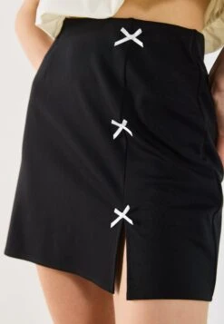 Even&Odd Mini Skirt - Black/white -Even&Odd 6931cac8ab3b4e44a57ca401e4d84388