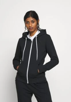 Zip-Up Sweatshirt - Black