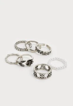 Even&Odd 7 PACK - Ring - Silver-coloured -Even&Odd 6cf112a178c3459ab76188ff413472c9