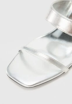 Even&Odd Heeled Mules - Silver -Even&Odd 6f1371fabc144a66bd07907e16548bbe