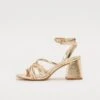 Even&Odd Ankle Cuff Sandals - Gold Coloured -Even&Odd 7495553c33ad46a294974c1af80cedc8