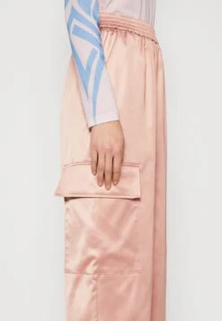 Even&Odd Cargo Trousers - Pink -Even&Odd 75af55386fd14d4e9aca048e300850af