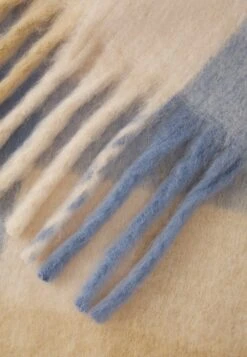 Even&Odd Scarf - Blue/camel/beige -Even&Odd 75bb39e496d44347a5971a634a331383