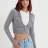 Even&Odd Cardigan - Mottled Grey -Even&Odd 7771b12409494f1ea2ab2b88b384affe