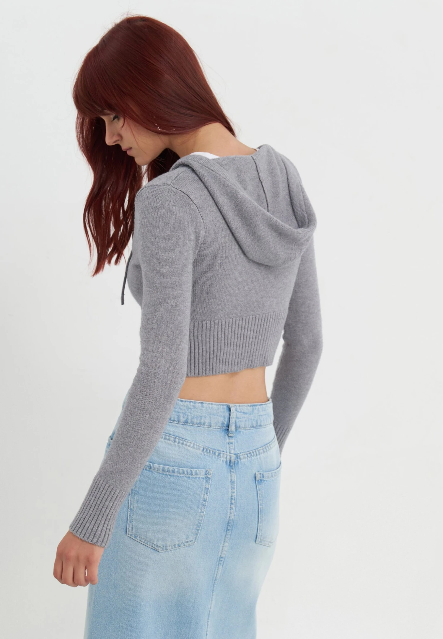 Even&Odd Cardigan - Mottled Grey 5 Even&Odd Cardigan - Mottled Grey - Image 3