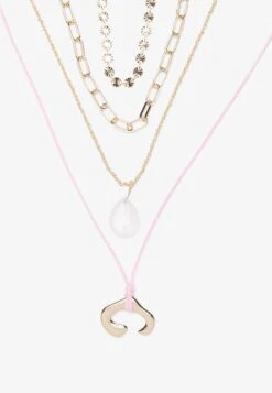 Even&Odd 4 PACK - Necklace - Shiny Gold-coloured -Even&Odd 7b401b2d03af4d1eae734061324c0f89