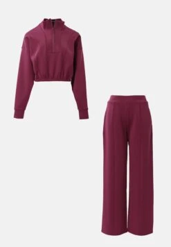 Even&Odd SET - Tracksuit - Bordeaux -Even&Odd 7ed9865dd48c4f1ea9943de936e1ed5b