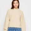 Even&Odd Moss Stitch Jumper - Jumper - Sand