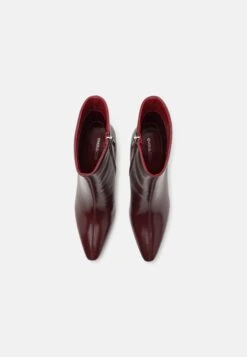 High Heeled Ankle Boots - Dark Red -Even&Odd 838924e170ac40729f1f162e22d6c093