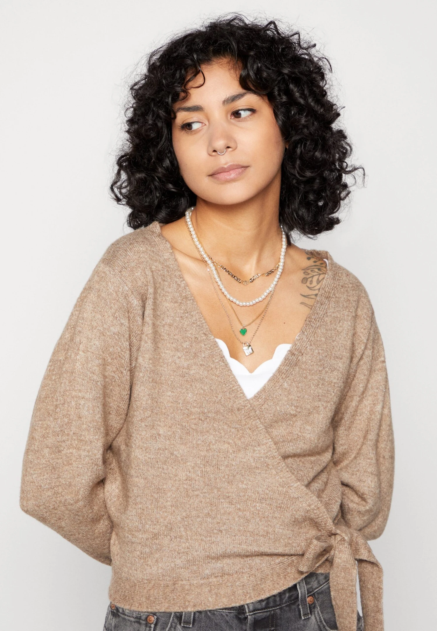 Even&Odd Cardigan - Taupe 6 Even&Odd Cardigan - Taupe - Image 4