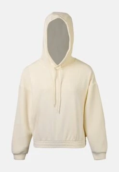 Even&Odd BORG SLEEVES - Hoodie - Cream -Even&Odd 85e31f82d4cb438fa793a2a68c7383fa