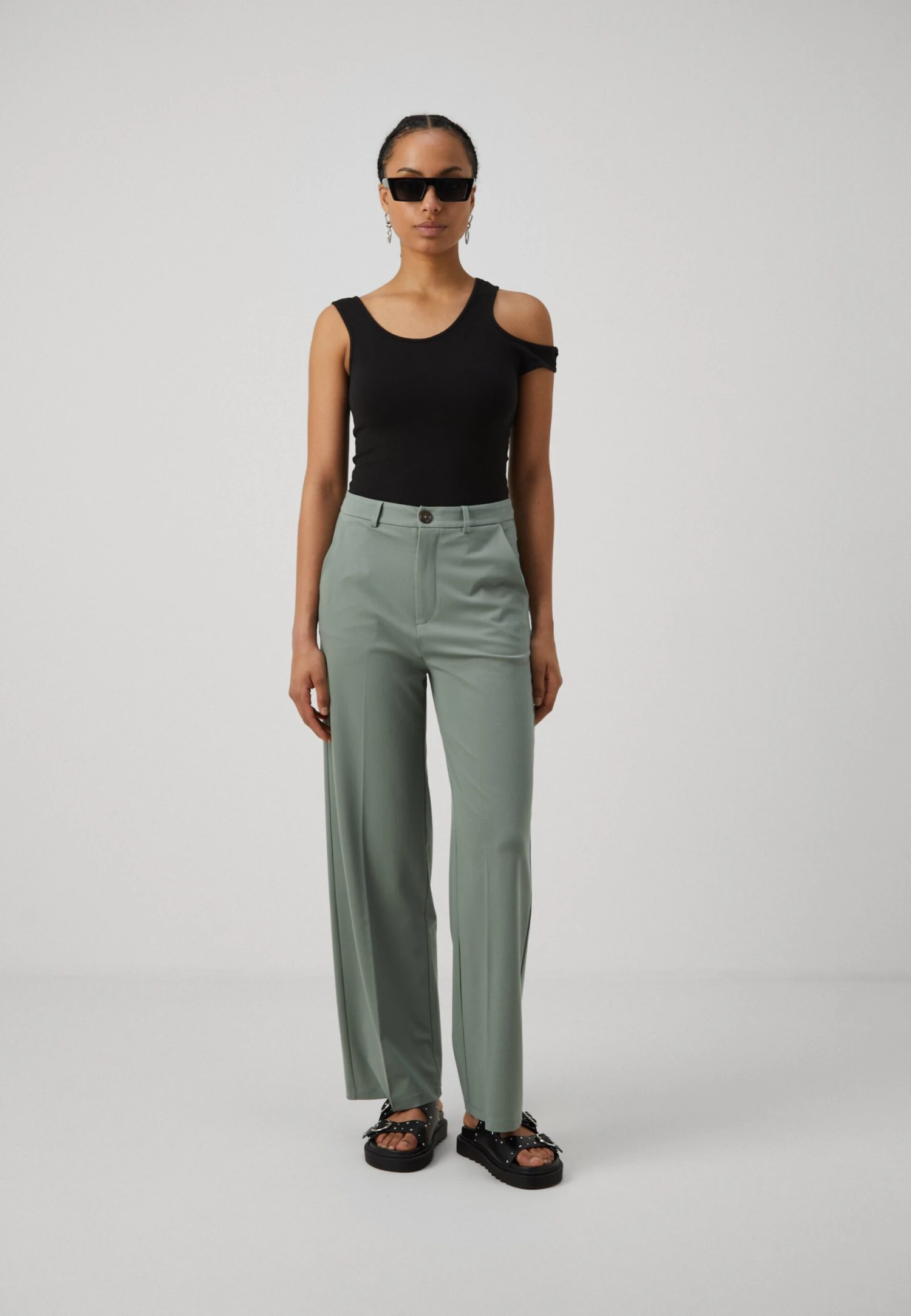 Even&Odd Trousers - Khaki 4 Even&Odd Trousers - Khaki - Image 2