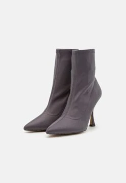 Even&Odd High Heeled Ankle Boots - Grey -Even&Odd 89207002f2724fd9a430bdb74f426c1e
