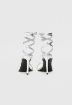Even&Odd MURCIA - High Heeled Sandals - Silver -Even&Odd 89c1a1a569e6476b87288381435f726a