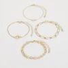 Even&Odd 4 PACK - Bracelet - Gold-coloured -Even&Odd 8d6cfe33fd40410e8366c315620eafef