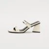 Heeled Mules - White -Even&Odd 8de768721ca64045b3833e0dc392a9ab