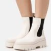 Even&Odd Platform Ankle Boots - Offwhite -Even&Odd 8fb256a417d74cc8a3de9a701f84ad47