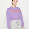 Sweatshirt - Lilac -Even&Odd 941a968dcd584fca827a5e778a59f5ca