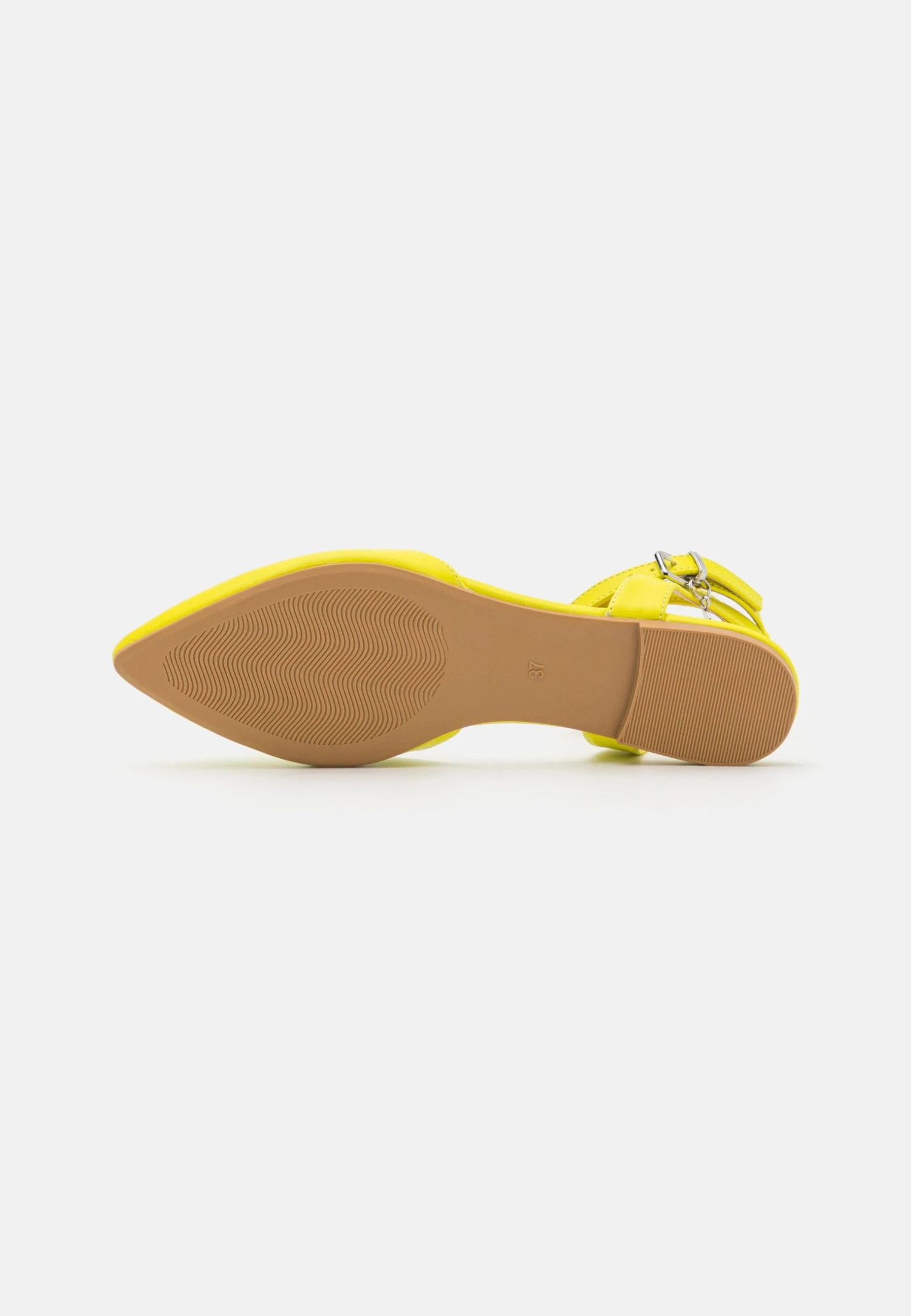 Even&Odd Slingback Ballet Pumps - Yellow 7 Even&Odd Slingback Ballet Pumps - Yellow - Image 5