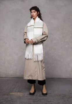 Even&Odd Scarf - Green/White -Even&Odd 971e2ae7d2014f90a062e0641cfb8b27