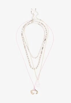 Even&Odd 4 PACK - Necklace - Shiny Gold-coloured