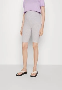 2 Pack - Shorts - Black/Mottled Light Grey -Even&Odd 9c35ba44f27e472fb7adab0d8916249e