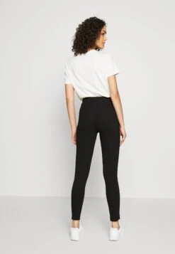 Even&Odd Zip Punto Leggings - Leggings - Trousers - Black -Even&Odd 9e51fb8d360943f3af898b28c34c2932