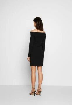 Even&Odd Basic - Off-Shoulder Mini Long Sleeves Dress - Shift Dress - Black 10 Even&Odd Basic - Off-Shoulder Mini Long Sleeves Dress - Shift Dress - Black -Even&Odd 9fd4868d0a794767b08a7f7f86ed5a48