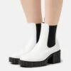 Even&Odd Platform Ankle Boots - White