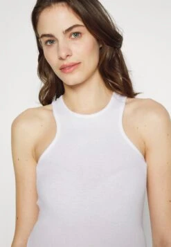 2 Pack - Top - White/Brown -Even&Odd a8799dbc6e02490fbf3b20a4ee200e76