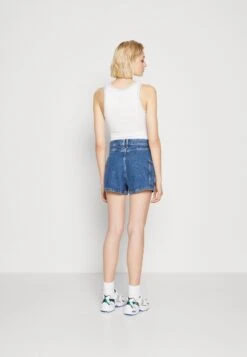 Even&Odd Mini Skirt - Blue Denim -Even&Odd a96d4b30cdd44e7ebe608fe8a11050e6