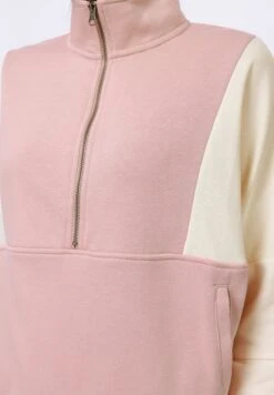 Even&Odd Sweatshirt - Pink/off-white -Even&Odd aba81a5eda0c4bc4a8c472f2ad92eae0