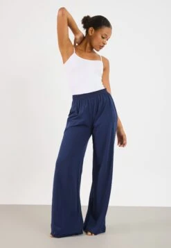 Even&Odd 2 PACK - Pyjama Bottoms - Hummus & Dark Blue