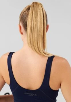 ESSENTIAL QUICK DRY CROPPED FITTED SLEEVELESS TOP - Top - Dark Blue -Even&Odd ae983d04adb34c29973570cb233d0234