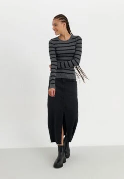 Even&Odd Jumper - Mottled Dark Grey/black -Even&Odd aee84e15a6a441a5bf0070b2f06d4be9