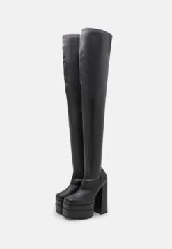 Over-The-Knee Boots - Black -Even&Odd b0528b3c76cd46d6920b8f96df4340be