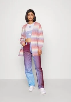 Even&Odd Cardigan - Lilac/Pink/White -Even&Odd b1b824b42ecf4aed8383ea38bdfebdf4