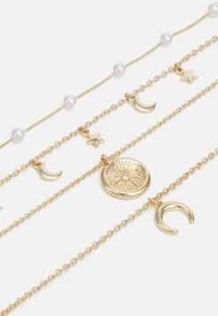 Even&Odd 4 PACK - Necklace - Gold-coloured -Even&Odd b5c37fcec6e44394bc3a76fed225debc